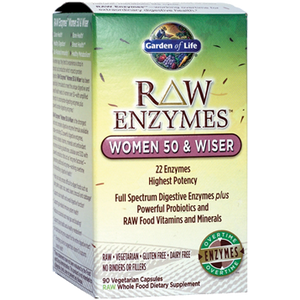RAW Enzymes Women 50 & Wiser 90 vcaps