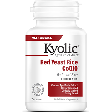 Kyolic Red Yeast Rice CoQ10 114 75 caps