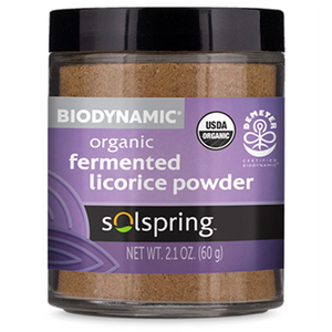 Solspring Biodynamic Organic Fermented Licorice Powder Org 2.1 oz