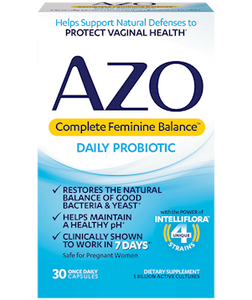 Azo Complete Feminine Balance 30 caps