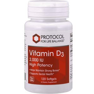 Vitamin D3 2000 IU 120 Softgels