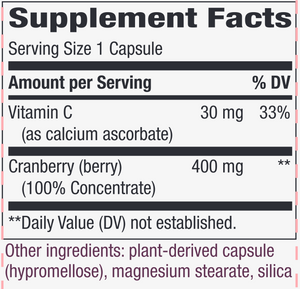 Cranberry extract 120 vegcaps