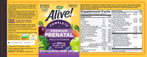 Alive! Complete Prenatal 60 softgels