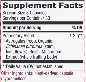 Echinacea Astragalus & Reishi 100 caps