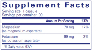 Potassium Magnesium (aspartate) 90 vcaps