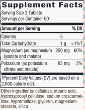 Load image into Gallery viewer, Krebs Magnesium Potassium 120 tabs