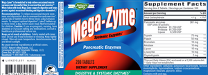 Mega-Zyme 200 tabs