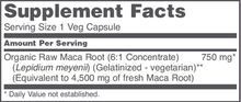 Load image into Gallery viewer, Maca 750 mg 90 vegcaps