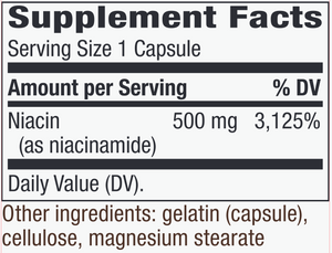Niacinamide 500 mg 100 caps