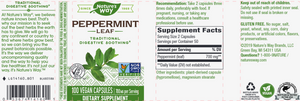 Peppermint Leaves 400 mg 100 caps