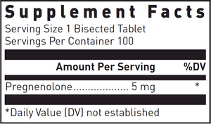 Pregnenolone 5 mg 100 tabs