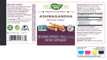 Load image into Gallery viewer, Ashwagandha 60 vegcaps