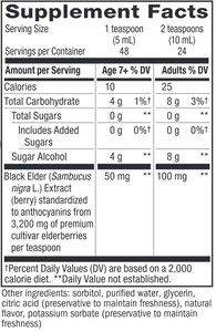 Sambucus Sugar Free Syrup 8 oz