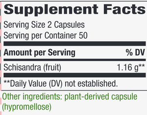 Schizandra 580 mg 100 caps