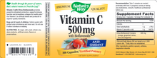Load image into Gallery viewer, Vitamin C 500 100 caps