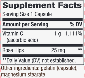 Vitamin C 1000 w/Rose Hips 100 caps