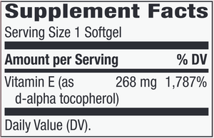 Vitamin E 268 mg 100 gels