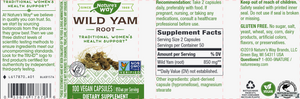 Wild Yam Root 425 mg 100 caps