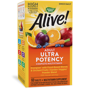 Alive! Adult Ultra Potency 1/day- 60 tab