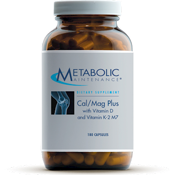 Cal/Mag Plus w/Vitamin D & K2 180 caps
