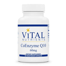 Load image into Gallery viewer, CoEnzyme Q10 60mg Supplement 60 veg capsules