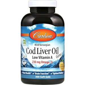 Cod Liver Oil Low Vit A 300 gels