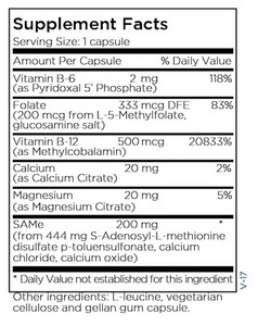SAMe + CoFactors 200 mg 60 caps