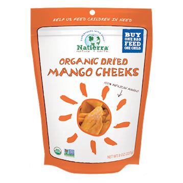 Dried Mango Cheeks Organic 8 oz