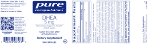 DHEA (micronized) 5 mg 180 vcaps