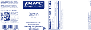 Biotin 8 mg 120 vcaps
