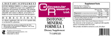 Load image into Gallery viewer, Isotonic Mineral Formula 75 caps