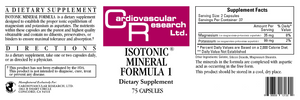 Isotonic Mineral Formula 75 caps