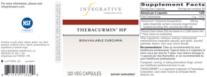 Theracurmin HP 120 vegcaps