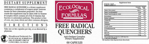 Free Radical Quenchers 60 caps