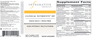 Clinical Nutrients HP 60 vegcaps