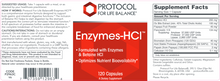 Load image into Gallery viewer, Enzymes-HCl 120 caps