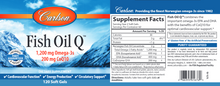 Load image into Gallery viewer, Fish Oil Q 120 softgels