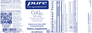 CoQ10 120 mg 30 vegcaps