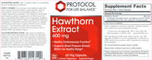 Load image into Gallery viewer, Hawthorn Extract 600 mg 60 vegcaps