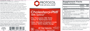 Cholesterol-PMF 60 vegcaps