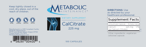 CalCitrate 225 mg 100 caps