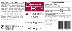 Melatone 5 mg 60 softgels