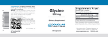 Load image into Gallery viewer, Glycine 500 mg 60 caps