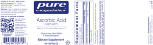 Pure Ascorbic Acid 90 vcaps