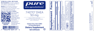 7 -Keto DHEA 50 mg 120 vcaps