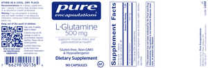 L -Glutamine 500 mg 90 vcaps