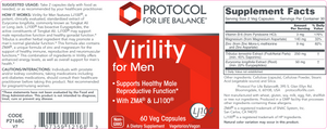 Virility For Men 60 vcaps