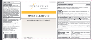 Muca Clear OTC 100 tabs