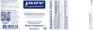 L-Methionine 375 mg 60 caps
