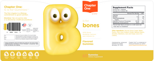 B is for Bones Calcium 60 gummies
